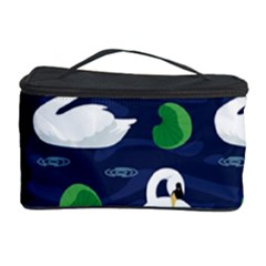 Swan Pattern Elegant Design Cosmetic Storage by pakminggu