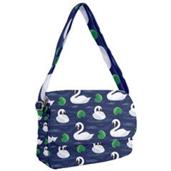 Swan Pattern Elegant Design Courier Bag by pakminggu