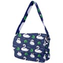 Swan Pattern Elegant Design Courier Bag View2