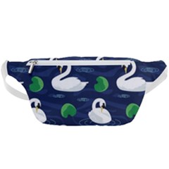 Swan Pattern Elegant Design Waist Bag  by pakminggu