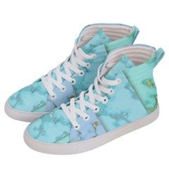 Background Marble Set Women s Hi-top Skate Sneakers