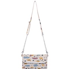 Wild Animals Seamless Pattern Mini Crossbody Handbag by pakminggu