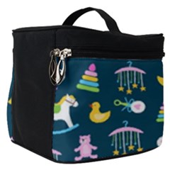 Cute Babies Toys Seamless Pattern Make Up Travel Bag (small) by pakminggu