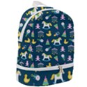 Cute Babies Toys Seamless Pattern Zip Bottom Backpack View2