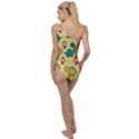 Seamless Pattern With Cute Dinosaurs Character To One Side Swimsuit View2