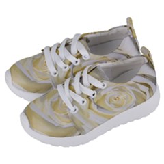 White Roses Flowers Plant Romance Blossom Bloom Nature Flora Petals Kids  Lightweight Sports Shoes by pakminggu