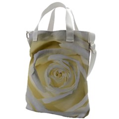 White Roses Flowers Plant Romance Blossom Bloom Nature Flora Petals Canvas Messenger Bag by pakminggu