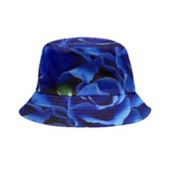 Blue Roses Flowers Plant Romance Blossom Bloom Nature Flora Petals Bucket Hat by pakminggu