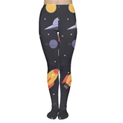 Cosmos Rockets Spaceships Ufos Tights by pakminggu