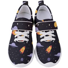 Cosmos Rockets Spaceships Ufos Women s Velcro Strap Shoes by pakminggu