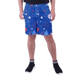 Christmas Pattern Tree Design Men s Pocket Shorts by pakminggu