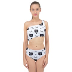 Cute Cameras Doodles Hand Drawn Spliced Up Two Piece Swimsuit by pakminggu