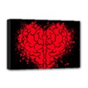 Heart Brain Mind Psychology Doubt Deluxe Canvas 18  x 12  (Stretched) View1