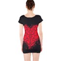 Heart Brain Mind Psychology Doubt Short Sleeve Bodycon Dress View2