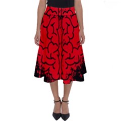 Heart Brain Mind Psychology Doubt Perfect Length Midi Skirt by pakminggu