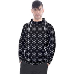 Snowflakes Background Pattern Men s Pullover Hoodie by pakminggu