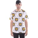 Lion Heads Pattern Design Doodle Men s Sport Mesh Tee View1