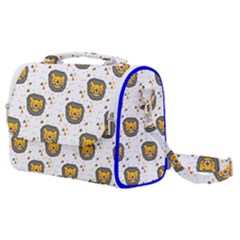 Lion Heads Pattern Design Doodle Satchel Shoulder Bag by pakminggu