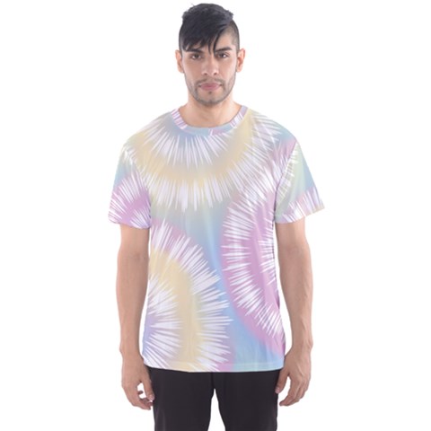 Tie Dye Pattern Colorful Design Men s Sport Mesh Tee by pakminggu