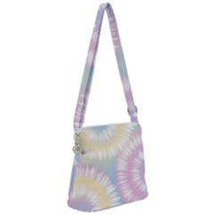 Tie Dye Pattern Colorful Design Zipper Messenger Bag by pakminggu