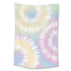 Tie Dye Pattern Colorful Design Large Tapestry by pakminggu