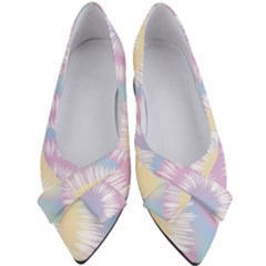 Tie Dye Pattern Colorful Design Women s Bow Heels by pakminggu