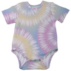 Tie Dye Pattern Colorful Design Baby Short Sleeve Bodysuit by pakminggu