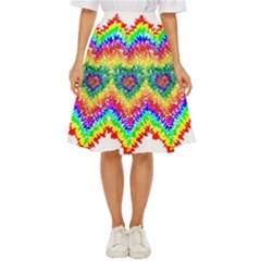 Tie Dye Heart Colorful Prismatic Classic Short Skirt by pakminggu