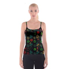 Apples Honey Honeycombs Pattern Spaghetti Strap Top by pakminggu