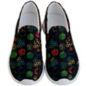 Apples Honey Honeycombs Pattern Men s Lightweight Slip Ons View1