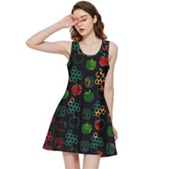 Apples Honey Honeycombs Pattern Inside Out Racerback Dress by pakminggu