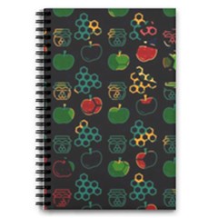 Apples Honey Honeycombs Pattern 5 5  X 8 5  Notebook by pakminggu