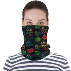 Apples Honey Honeycombs Pattern Face Seamless Bandana (adult) by pakminggu