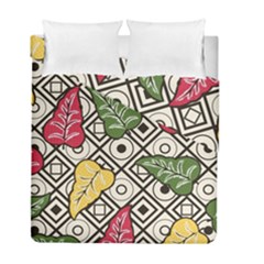 Leaves Foliage Batik Seamless Duvet Cover Double Side (full/ Double Size) by pakminggu