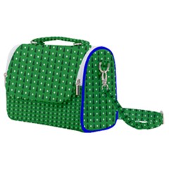 Green Christmas Tree Pattern Background Satchel Shoulder Bag by pakminggu