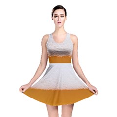 Beer Foam Bubbles Alcohol Glass Reversible Skater Dress by pakminggu