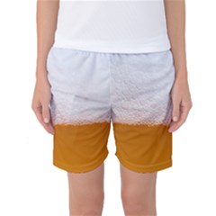 Beer Foam Bubbles Alcohol Glass Women s Basketball Shorts by pakminggu