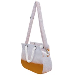 Beer Foam Bubbles Alcohol Glass Rope Handles Shoulder Strap Bag by pakminggu