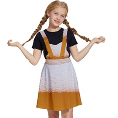 Beer Foam Bubbles Alcohol Glass Kids  Apron Dress by pakminggu