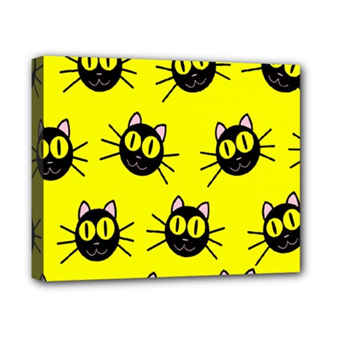 Cats Heads Pattern Design Canvas 10  X 8  (stretched) by pakminggu