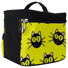 Cats Heads Pattern Design Make Up Travel Bag (big) by pakminggu