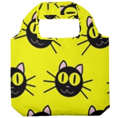 Cats Heads Pattern Design Foldable Grocery Recycle Bag by pakminggu