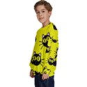 Cats Heads Pattern Design Kids  Long Sleeve Jersey View2