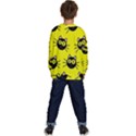 Cats Heads Pattern Design Kids  Long Sleeve Jersey View4