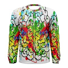 Brain Mind Psychology Idea Hearts Men s Long Sleeve Tee by pakminggu