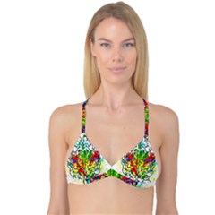 Brain Mind Psychology Idea Hearts Reversible Tri Bikini Top by pakminggu