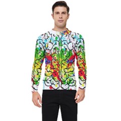 Brain Mind Psychology Idea Hearts Men s Long Sleeve Rash Guard by pakminggu