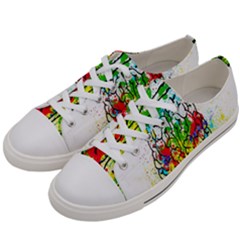 Brain Mind Psychology Idea Hearts Women s Low Top Canvas Sneakers by pakminggu