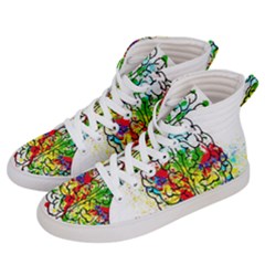 Brain Mind Psychology Idea Hearts Men s Hi-top Skate Sneakers by pakminggu