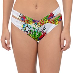 Brain Mind Psychology Idea Hearts Double Strap Halter Bikini Bottoms by pakminggu